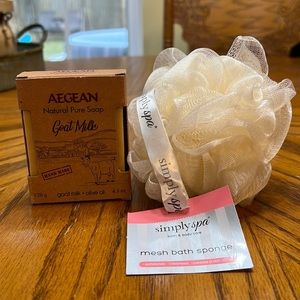 AEGEAN - natural pure soap goat milk plus olive oil. 4.5 ounces